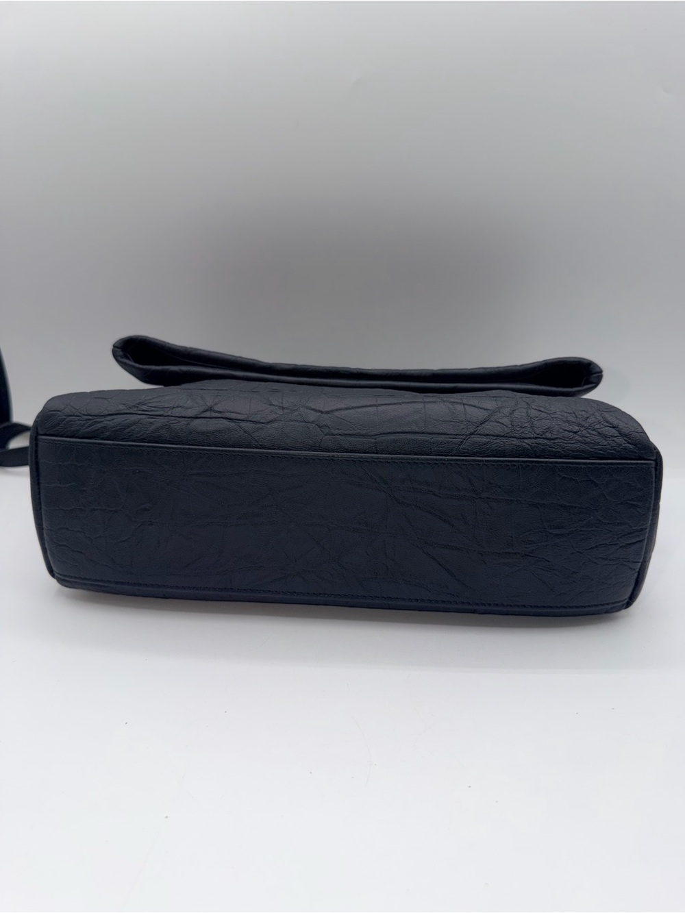 Saint Laurent West Hollywood Shoulder Bag Crocodile Embossed Leather Bag - Picture 8 of 15
